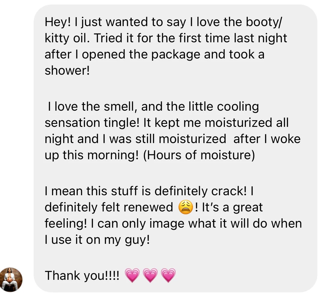 Her Fantasy Box Renew Her Booty & Kitty Oil - 3 pk - Image 7